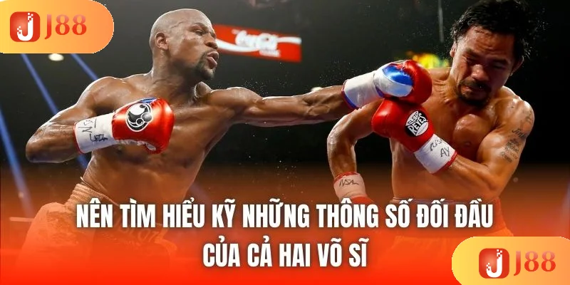 Nên tìm hiểu kỹ những thông số đối đầu của cả hai võ sĩ Nên tìm hiểu kỹ những thông số đối đầu của cả hai võ sĩ