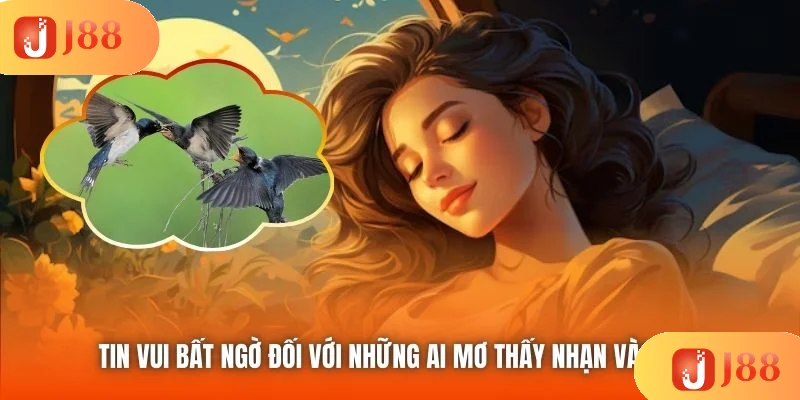 Tin vui bất ngờ đối với những ai mơ thấy nhạn vào nhà